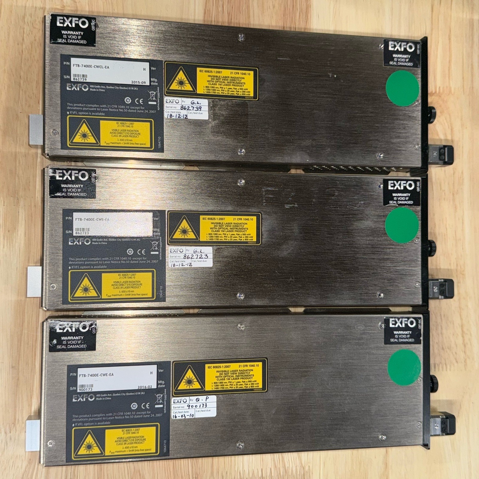 EXFO FTB-7400E SM CWDM OTDR Module Set For Exfo FTB-2 Pro