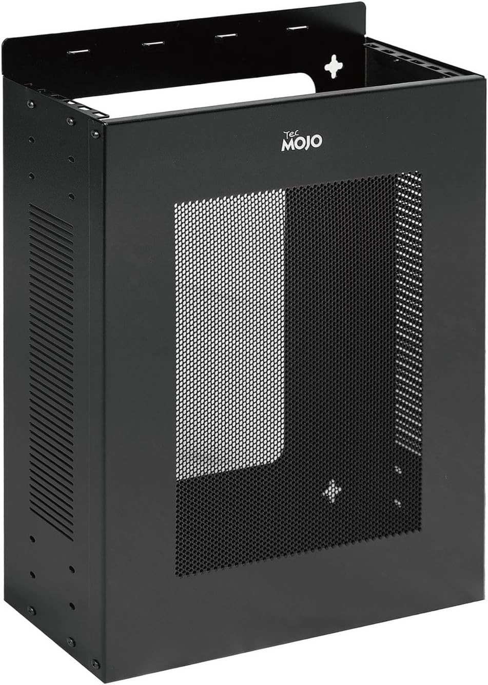 2U Vertical/Horizontal Wall Mountable Server Rack, with Vented Enclosure for 19"