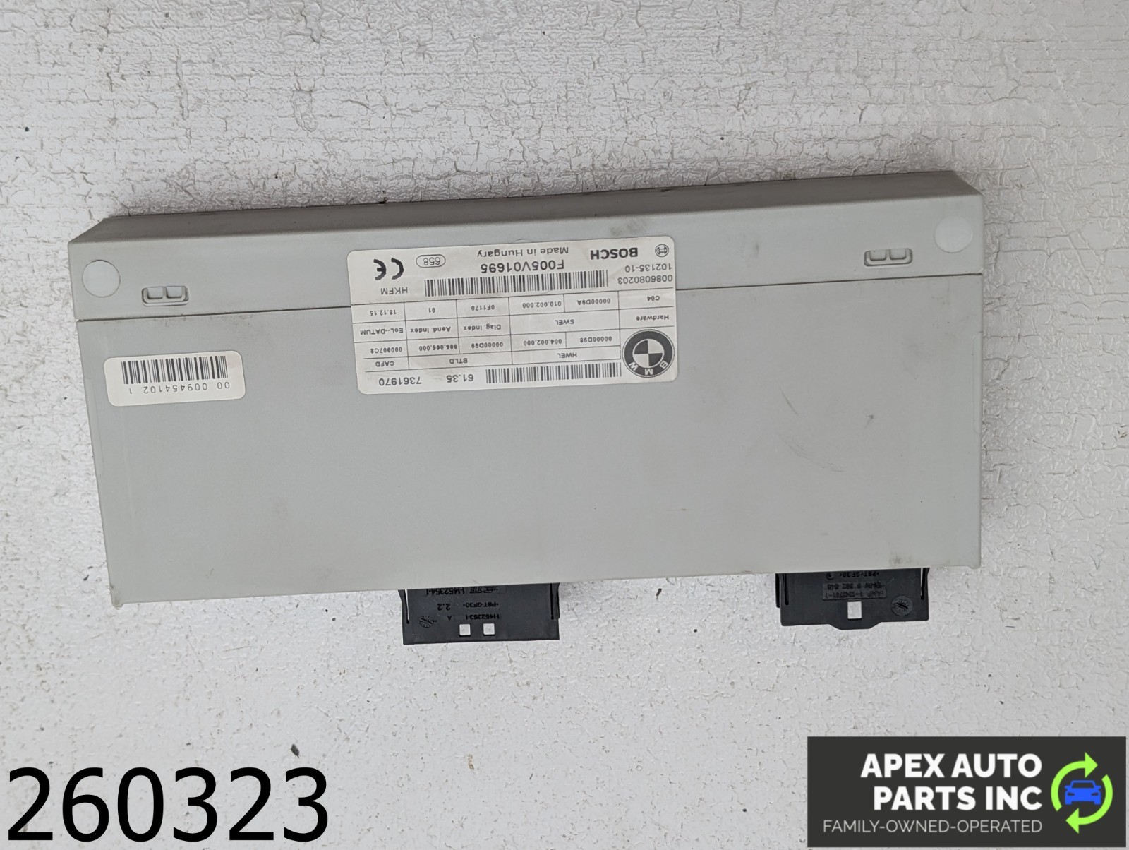 OEM 2016 BMW 528i xDrive 2.0L AUTOMATIC TRUNK LID TAILGATE CONTROL MODULE