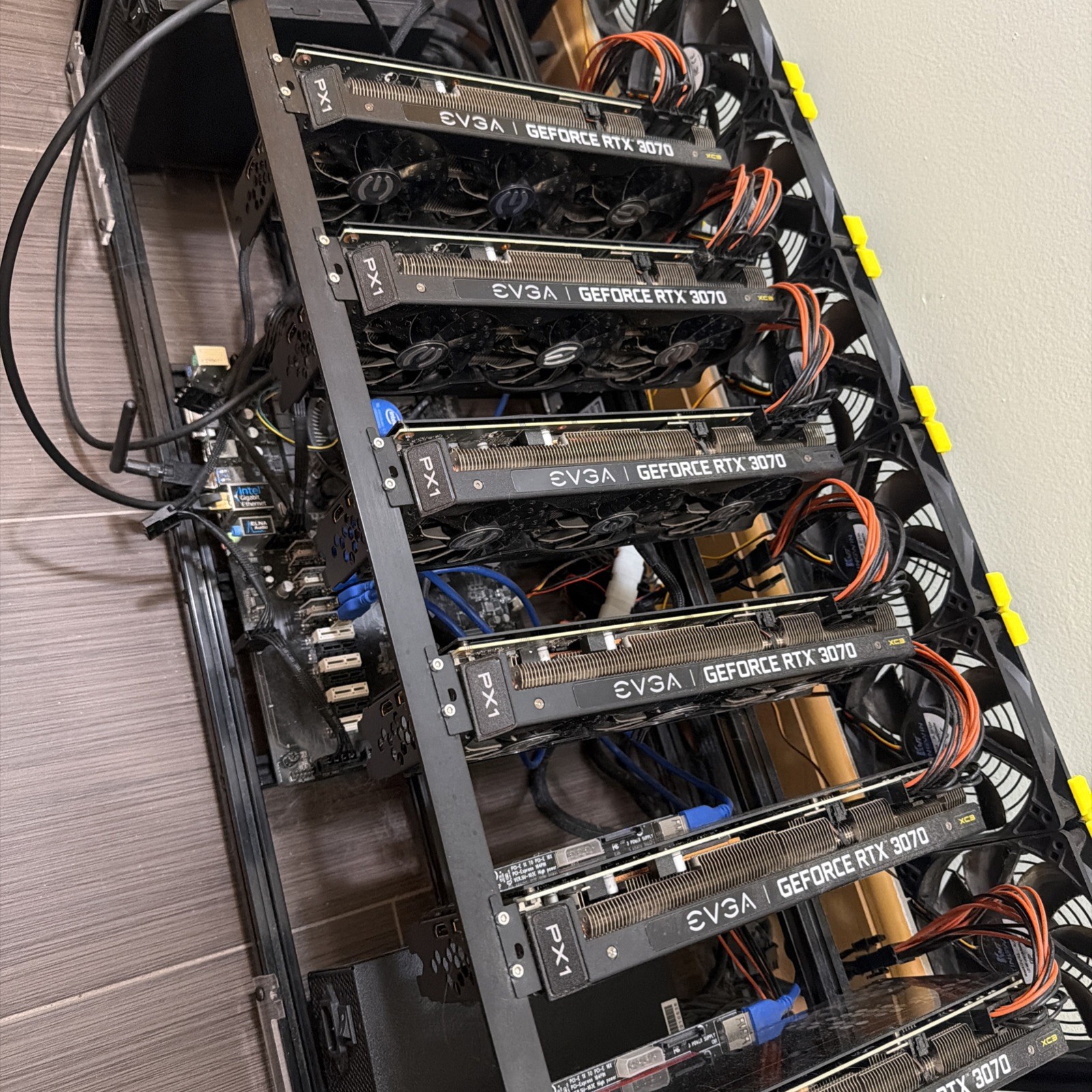 6-GPU EVGA RTX 3070 Mining Rig XC3
