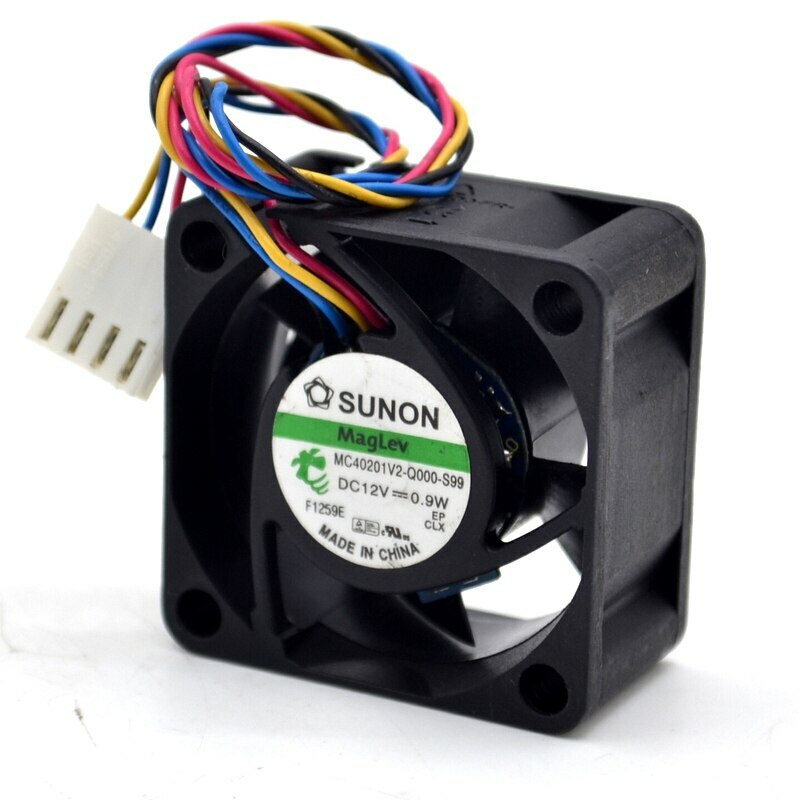 For SUNON MC40201V2-Q000-S99 4020 40mm 12V 0.9W 4 wires PWM cooling fan