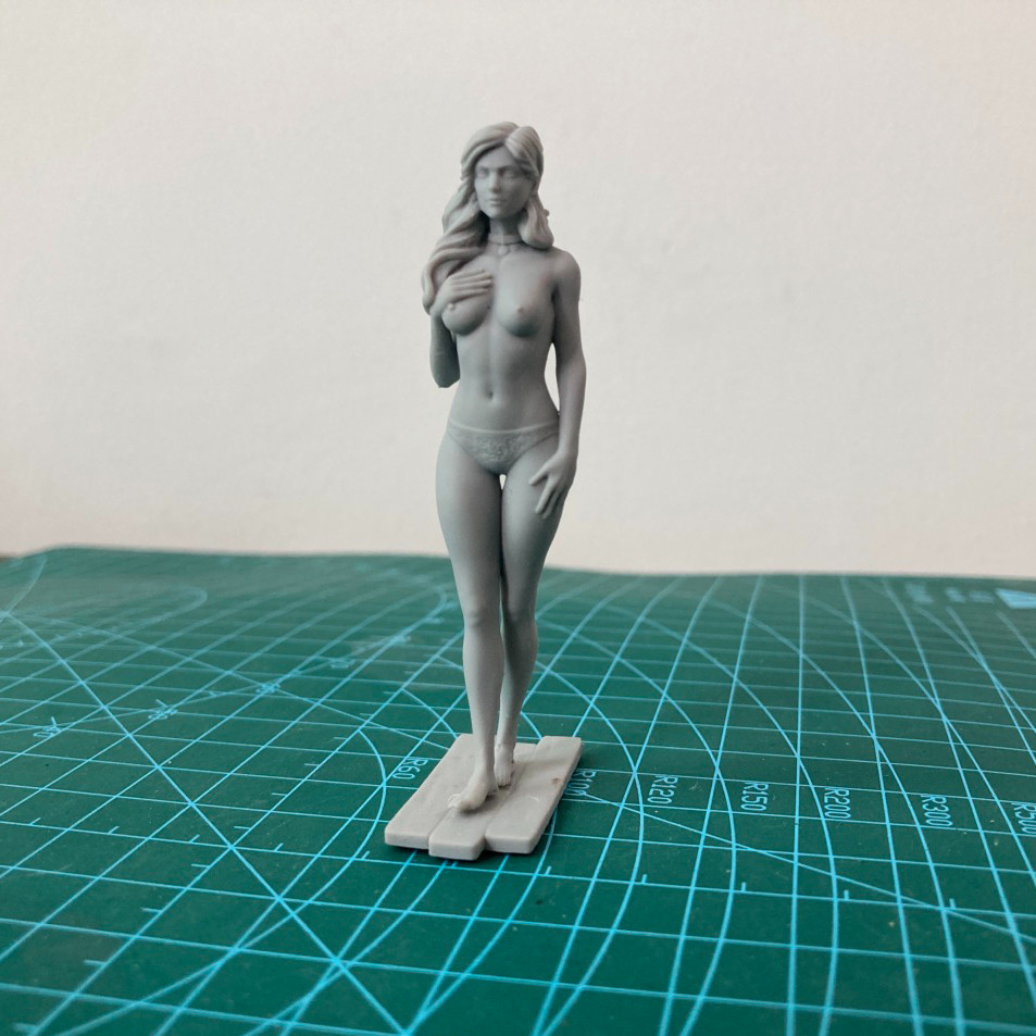 1/18 Scale Resin Figure Model Kit Sexy Naked Girl Full Unassembled Unpainted Toy