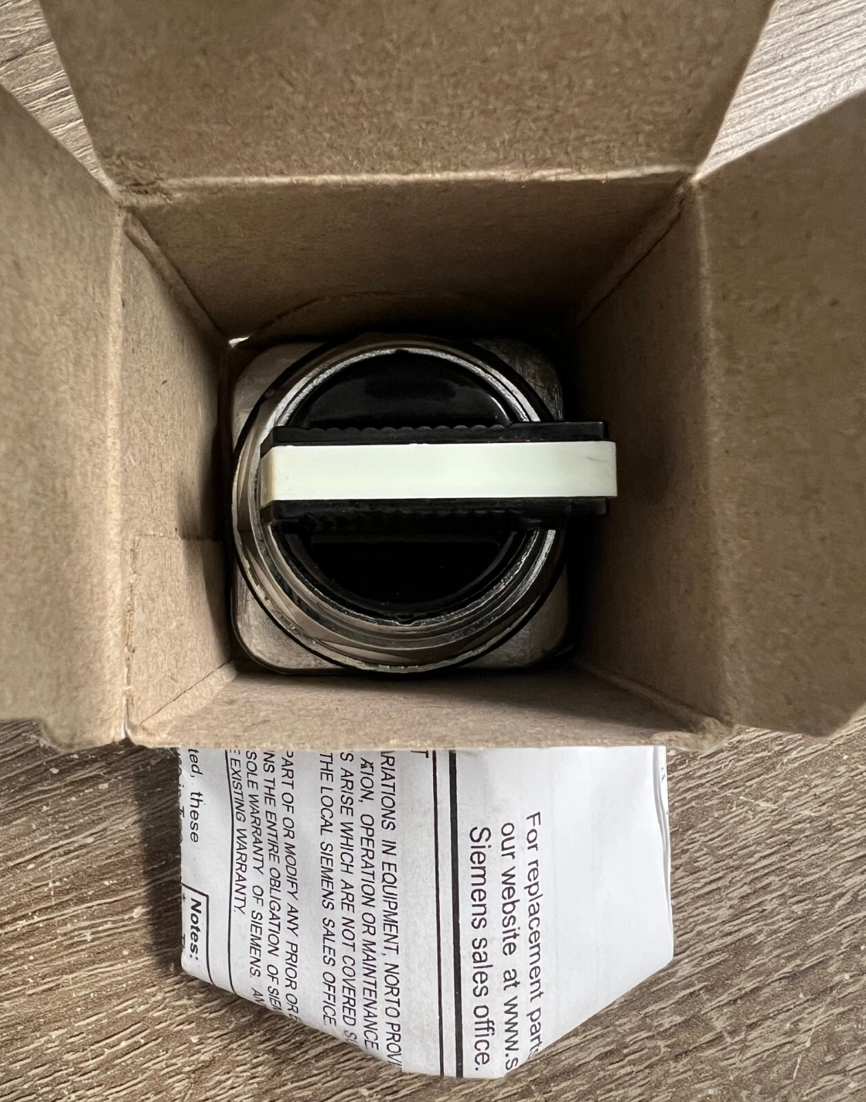 Siemens 52SA2CAB Selector Knob, 3-Pos