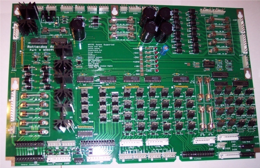 Brand New WDB095 Driver Board for Bally/Williams WPC95 pinball machines