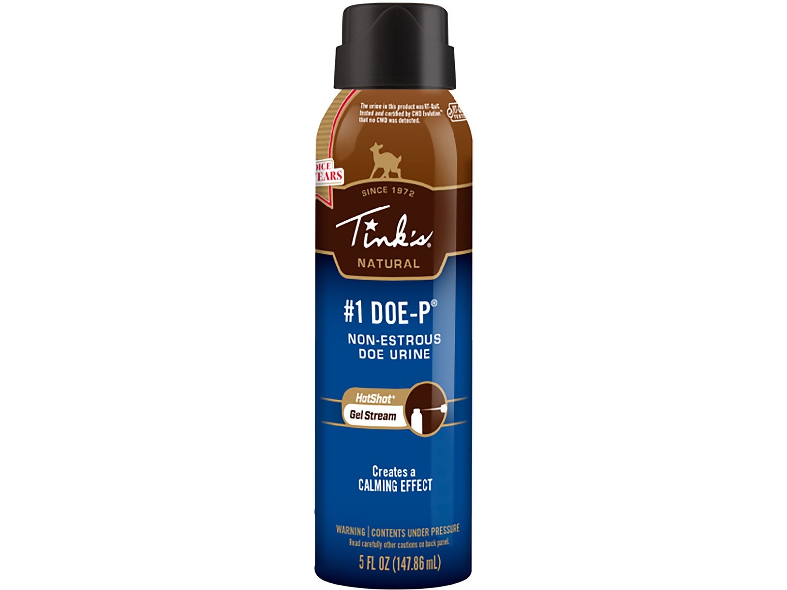 Tink's Gel Stream Hot Shot #1 Doe-P Non-Estrous Deer Scent 5 oz Aerosol