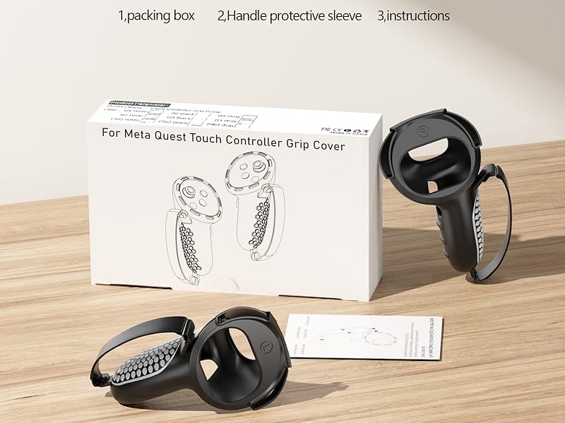 AMZDM Upgraded Controller Grip for Meta Quest 2 Grips Cover for VR Oculus Touch
