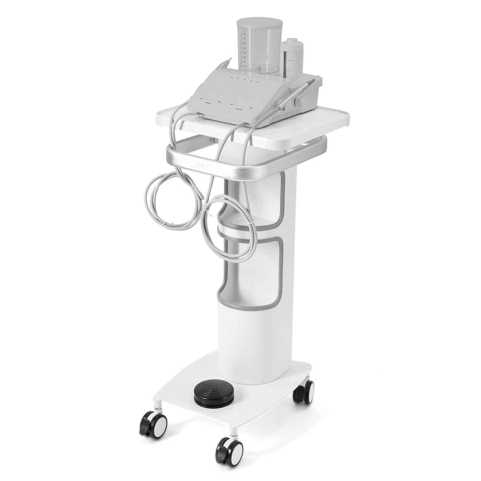 JMU Dental Multi-Function Trolley Cart with 360° Lockable Wheels for Implant