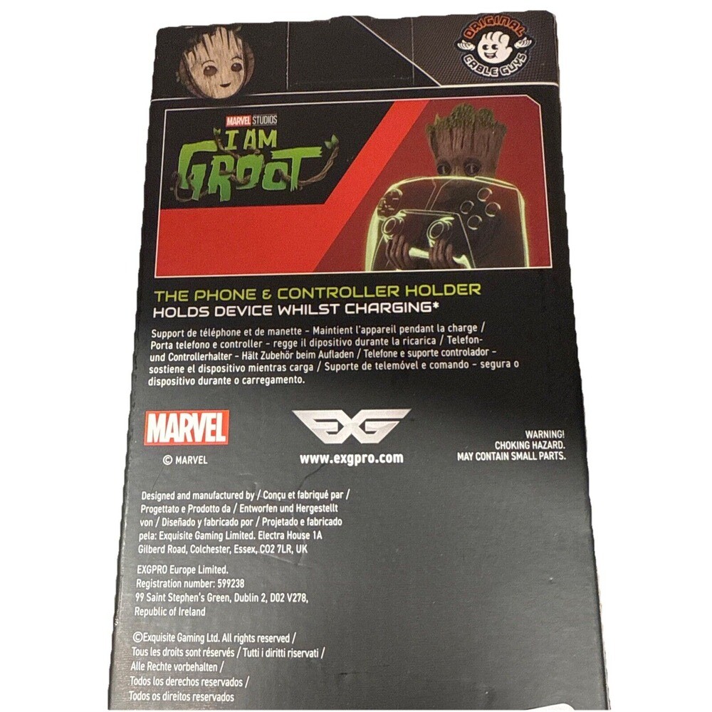I Am Groot Gaming Cable Guys Original Phone & Controller Holder Character Stand