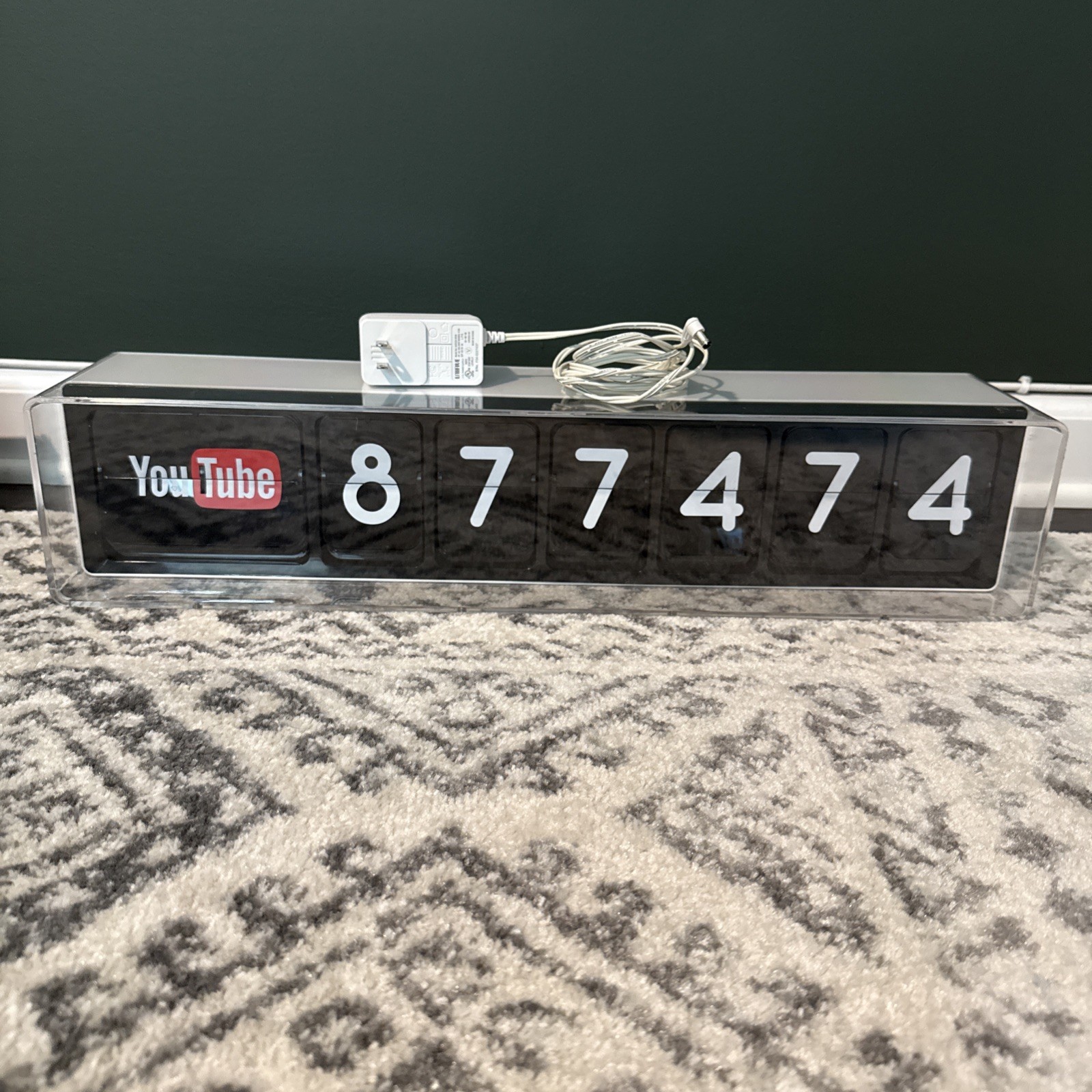 Flapit Social Media Counter Split-Flap Display WiFi Parts Repair READ