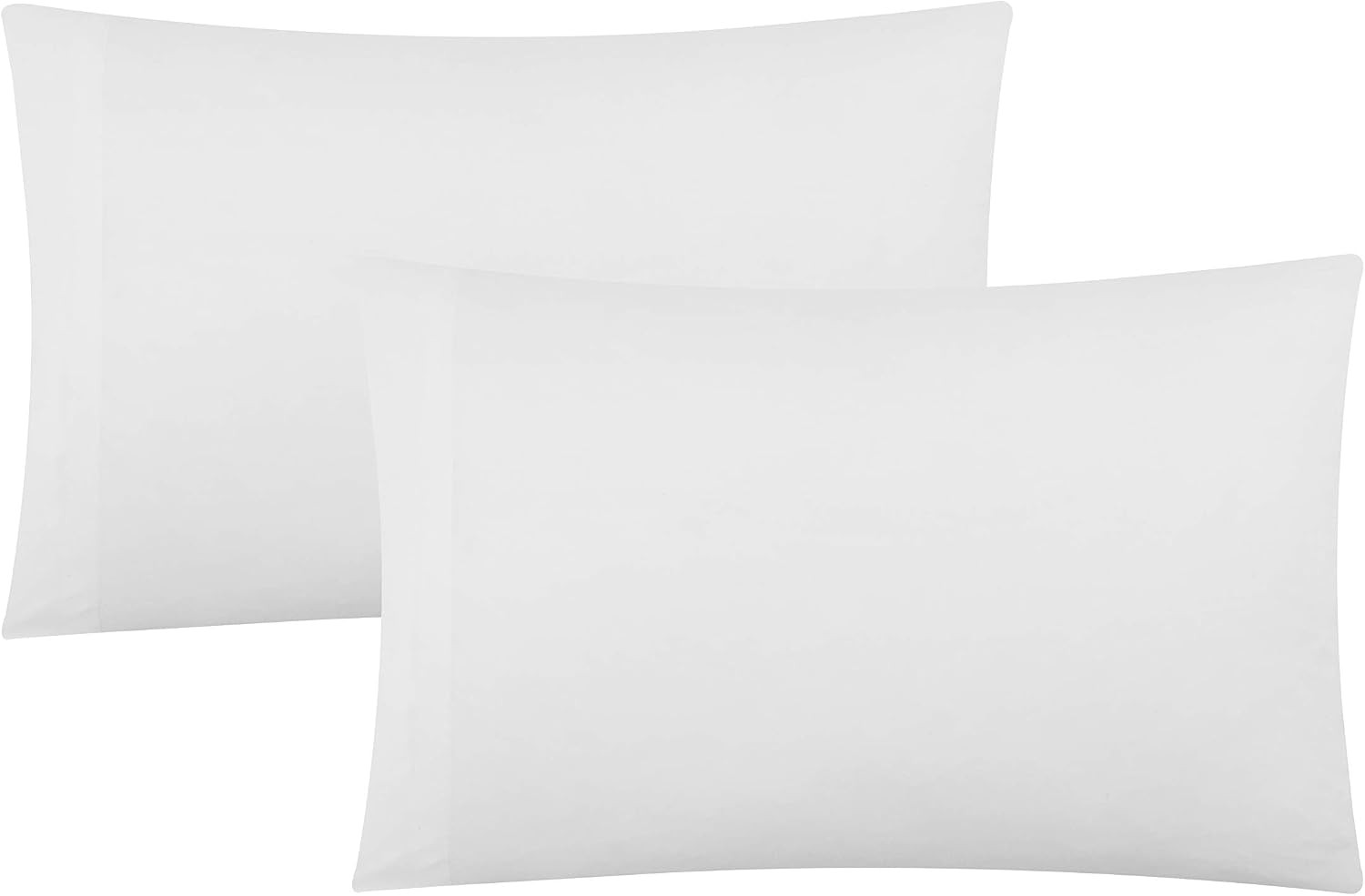 Evolive Ultra Soft Brushed Microfiber Standard Size 20"x30" Pillowcases Pair Set