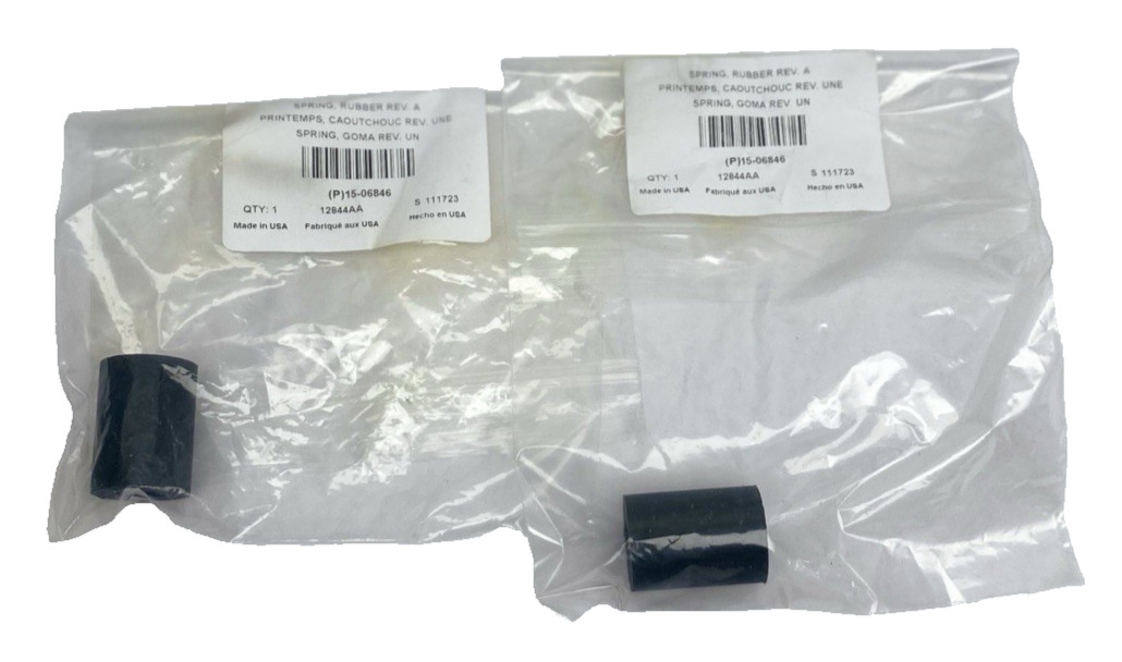 Lot Of 2, 15-06846 RUBBER BUSHING, P15-06846
