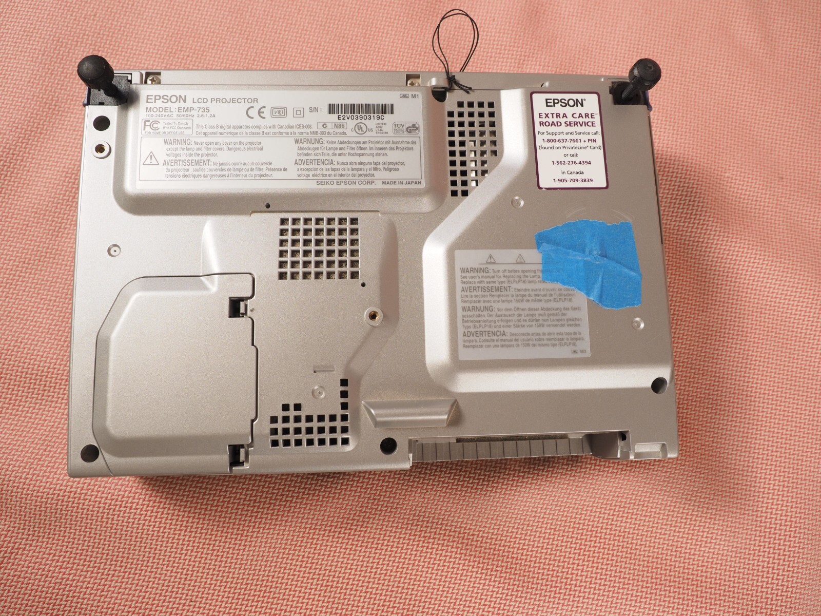 Epson PowerLite 735C LCD Projector