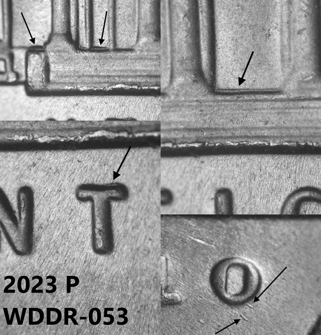 2023 P WDDR-053 New Listing BU Doubled Die Jefferson Nickel DDR Variety