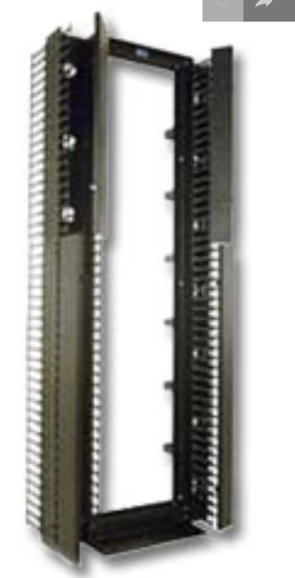 Chatsworth - 12833-703 - Global Vertical Cabling Section - Rack 6” x 7’ x 9.3”