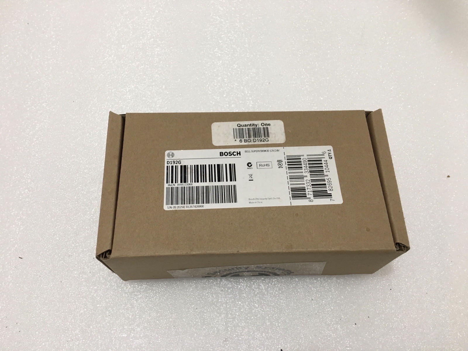 Bosch D182G Bell Supervision Module 12/24V New! Sealed Box