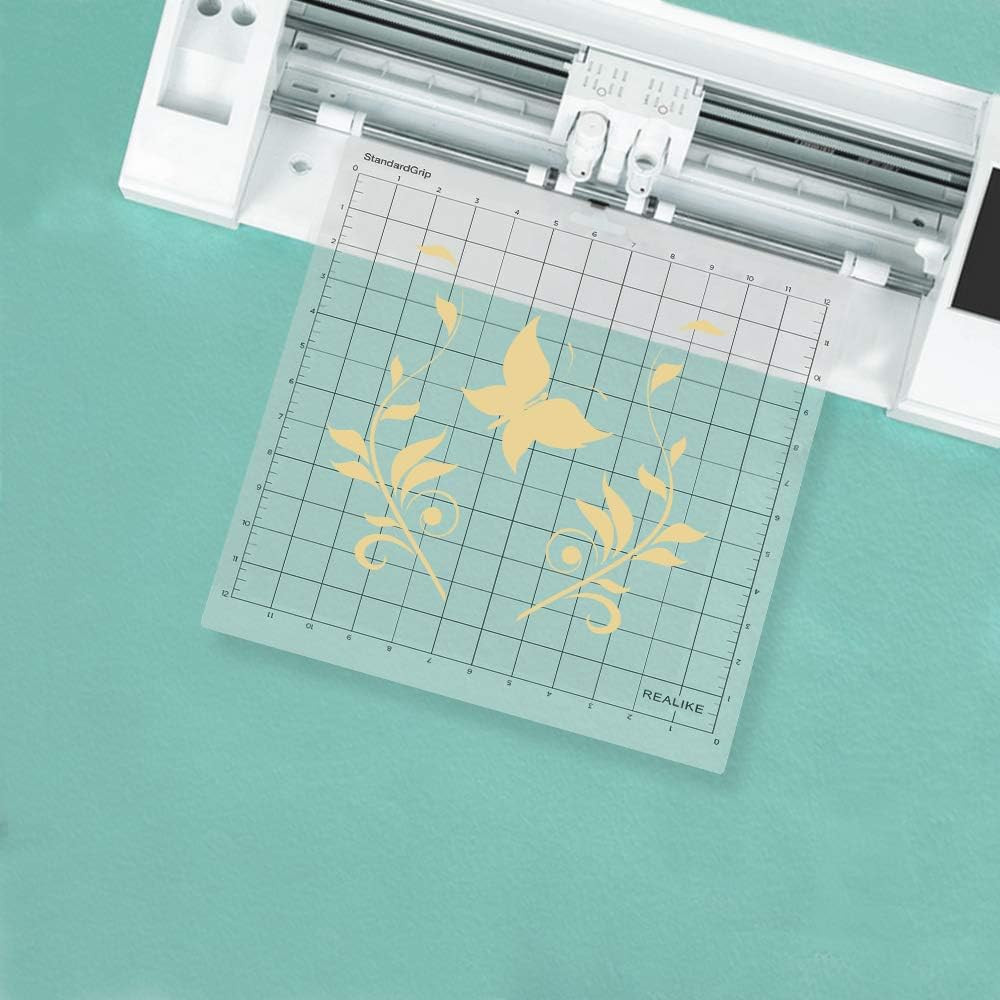12X12 StandardGrip Cutting Mats for Silhouette Cameo 5/4/3/2/1(3 Pack),Gridded A