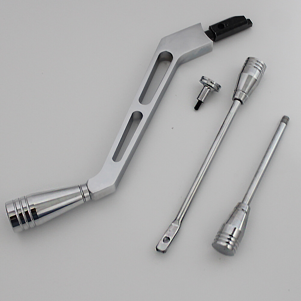 New Billet Aluminum GM Column Shifter Turn Signal Lever Hazard Tilt Kit Polished