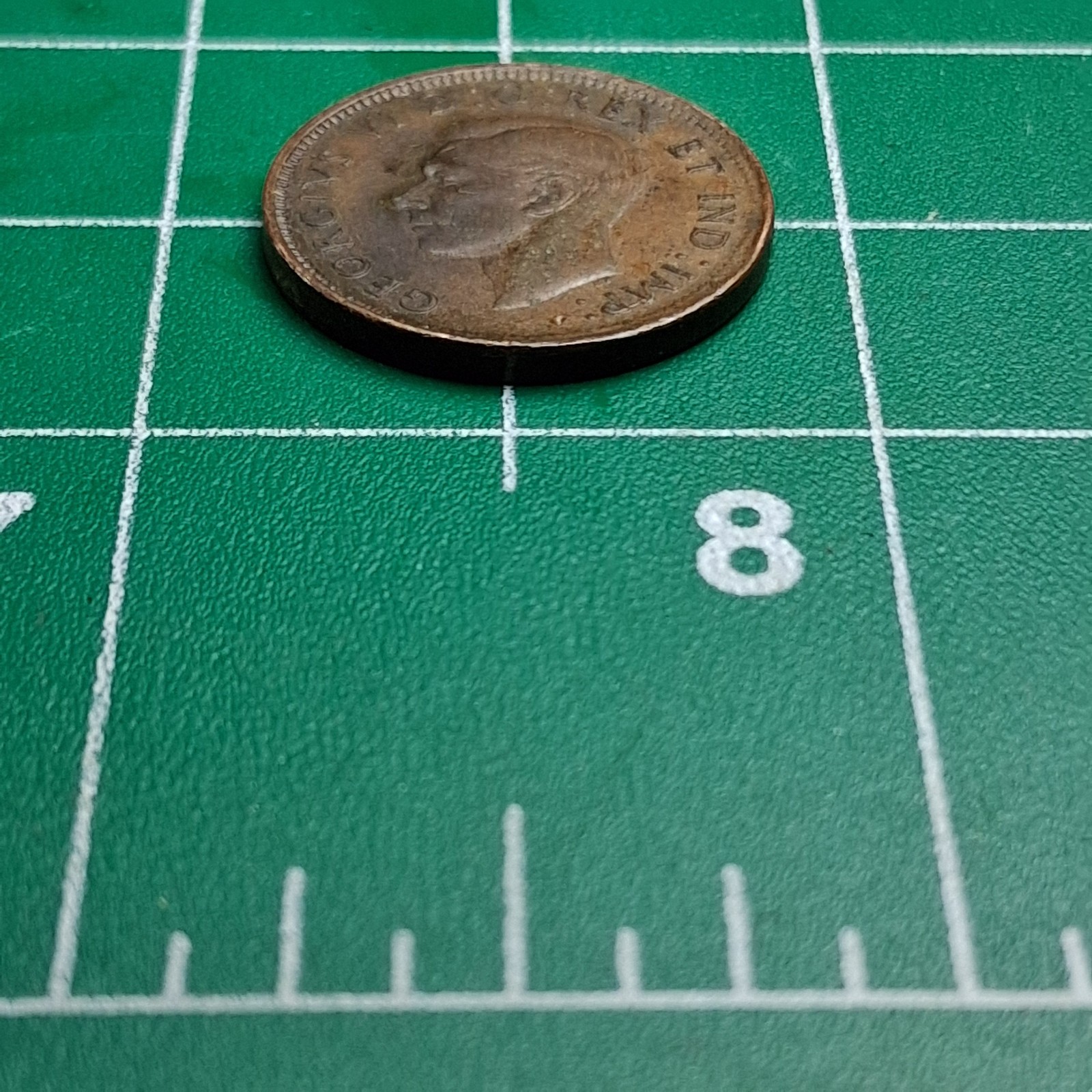 1947 Canada 1 Cent King George VI / Maple Leaf Bronze Coin