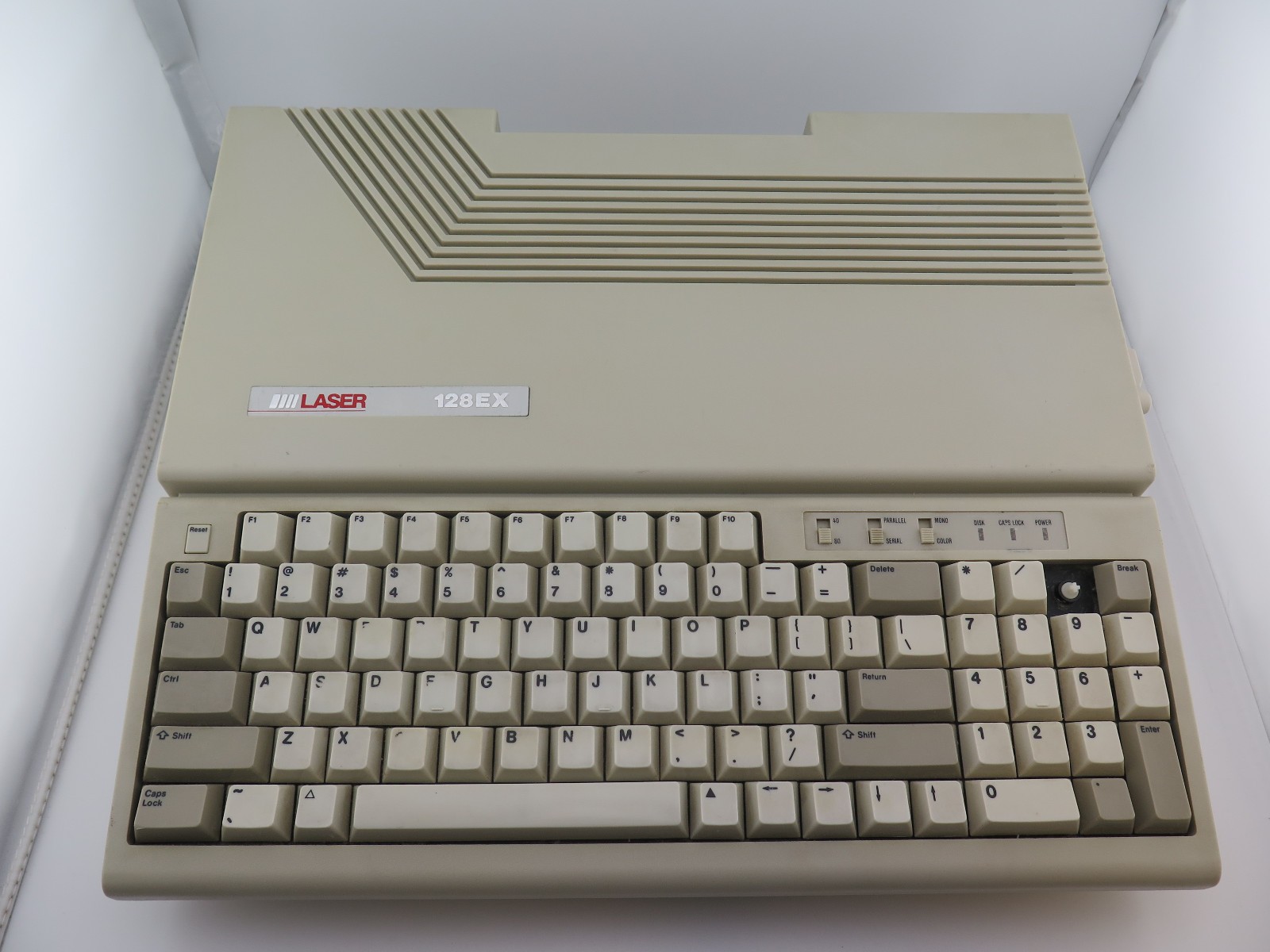 WORKING Laser 128EX Apple II Clone Vintage Computer Bundle with 16 Disks, Power