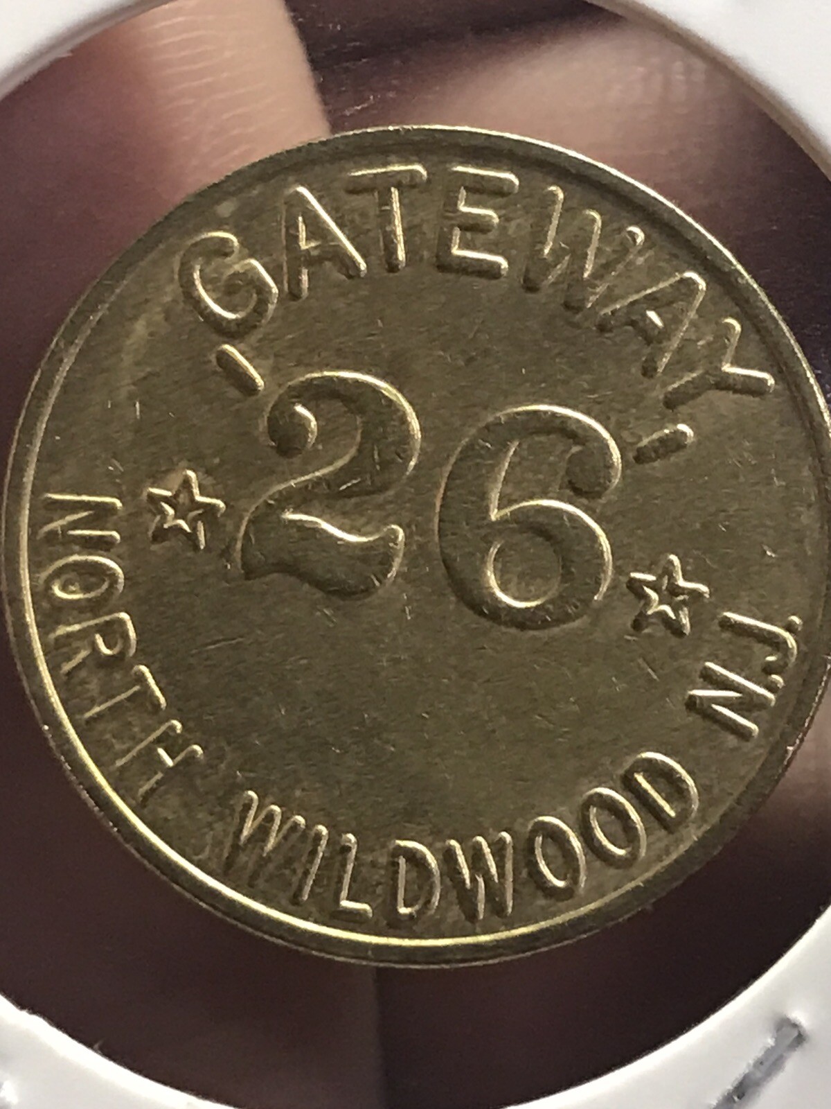 Gateway 26 North Wildwood, NJ Prize Token 25mm