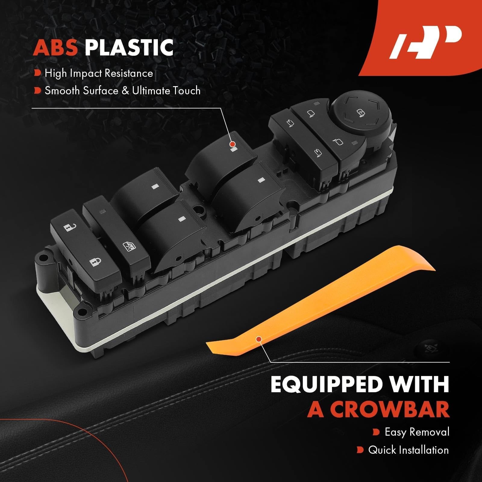 A-Premium - 20835553 Master Power Window Switch - Compatible with 2007-2014 Chev