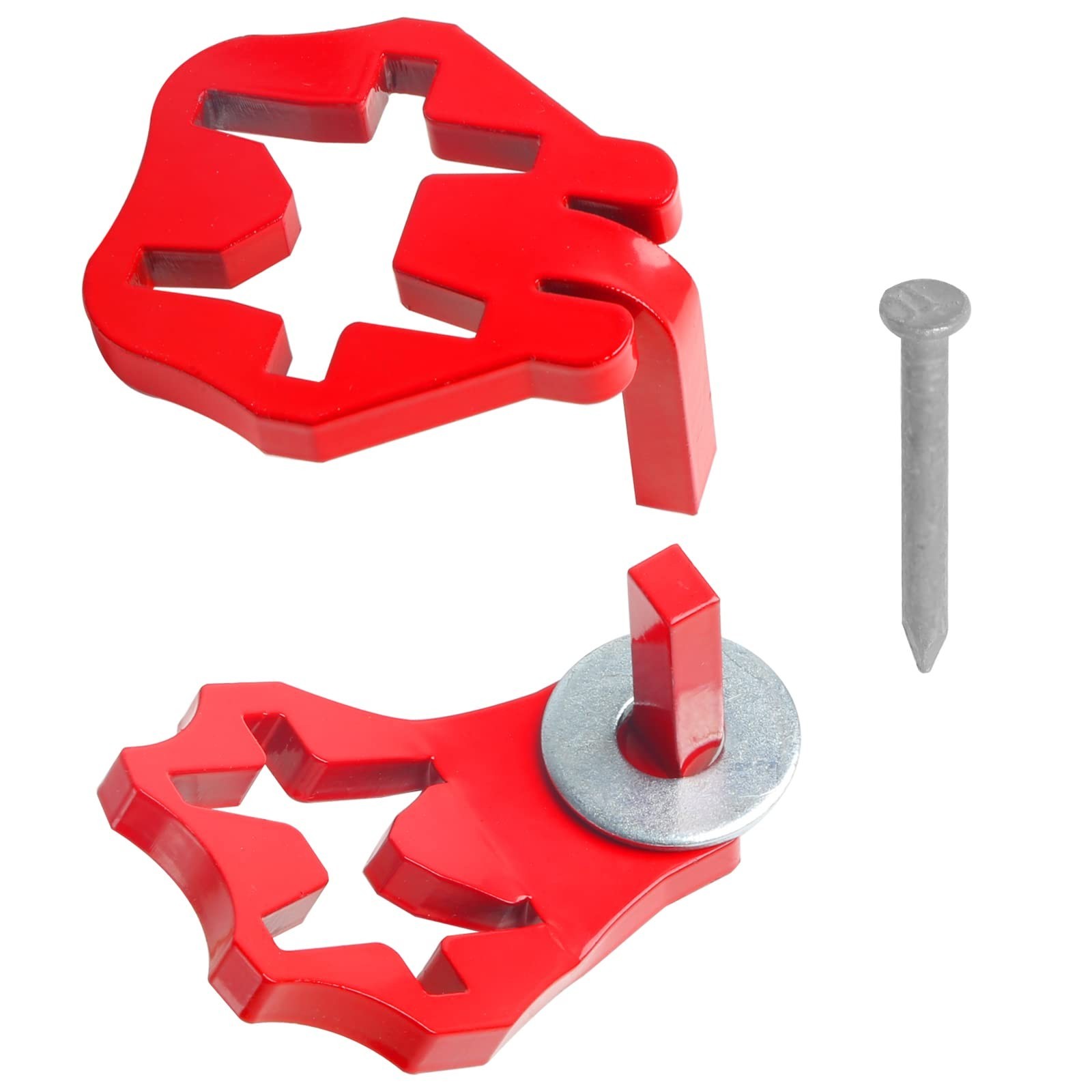 T-Post Metal Gate Hinge Pins - 5/8 Pin, Outdoor Chain Link Fence Hanger for F...