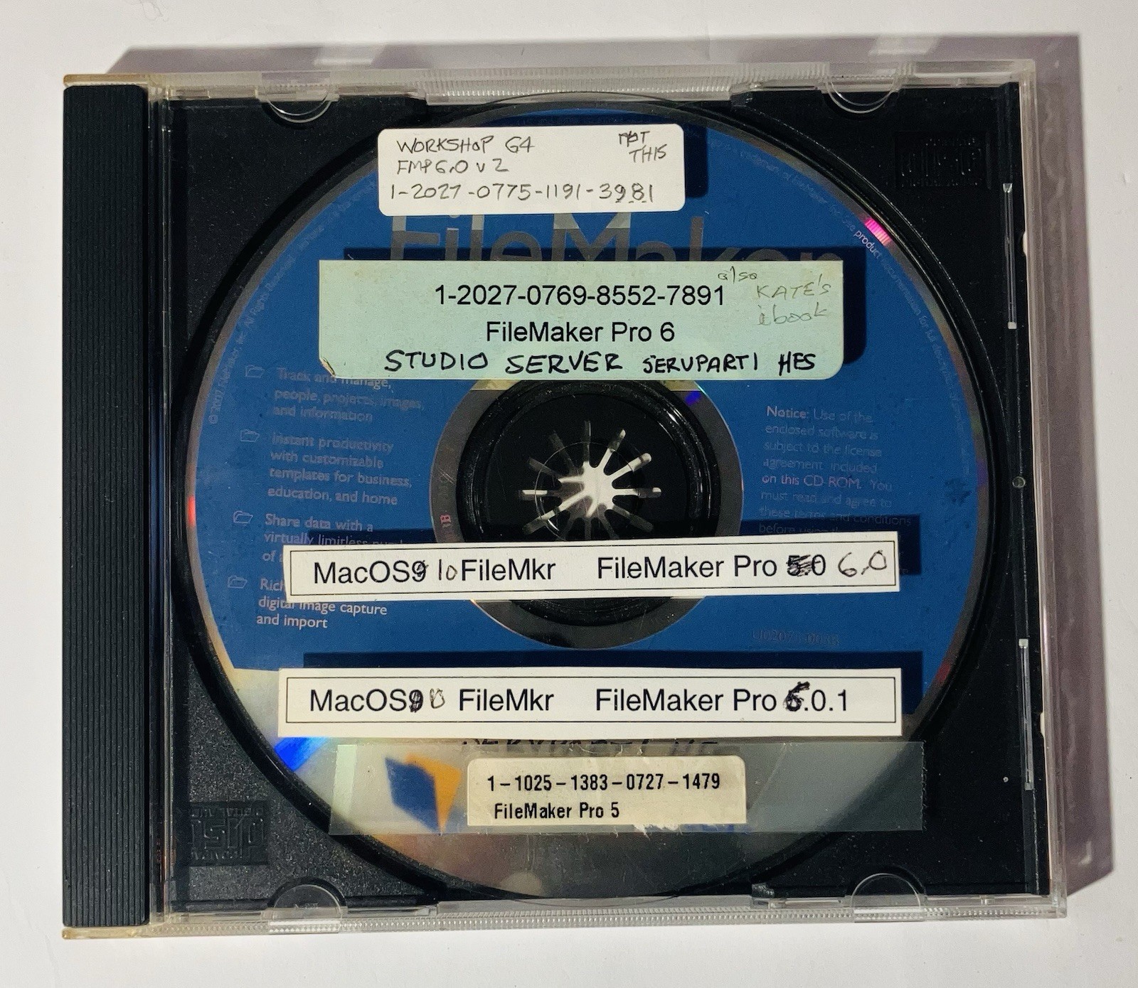 FileMaker Pro 6 Developer 6 Mac CD Software Manuals License 2002 Database