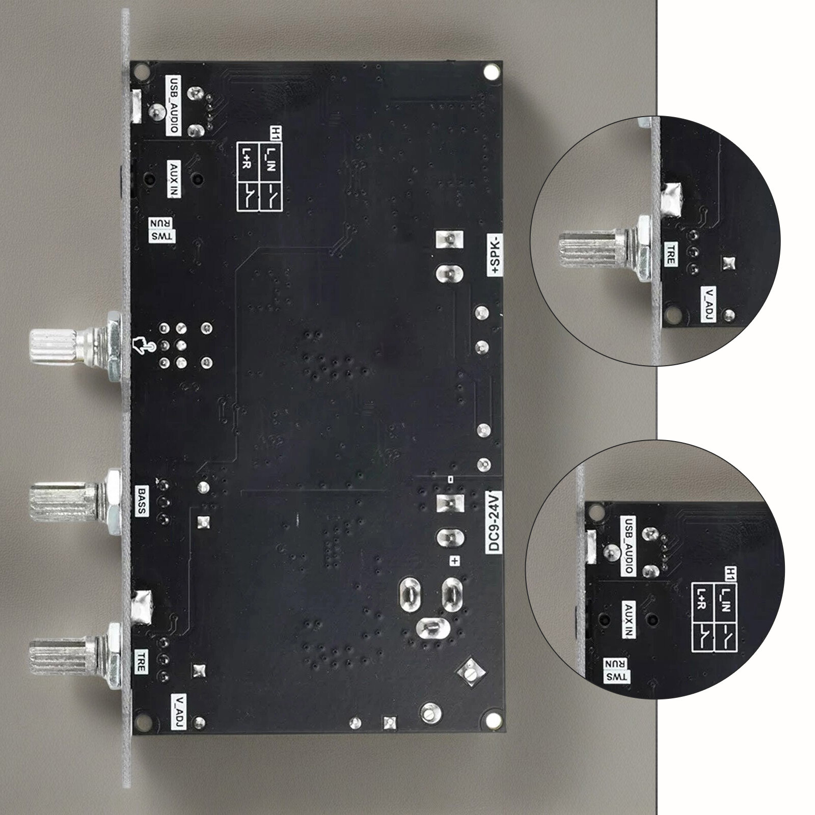 100W Mono Bluetooth Audio Power Amplifier Module Bass Treble Adjustable