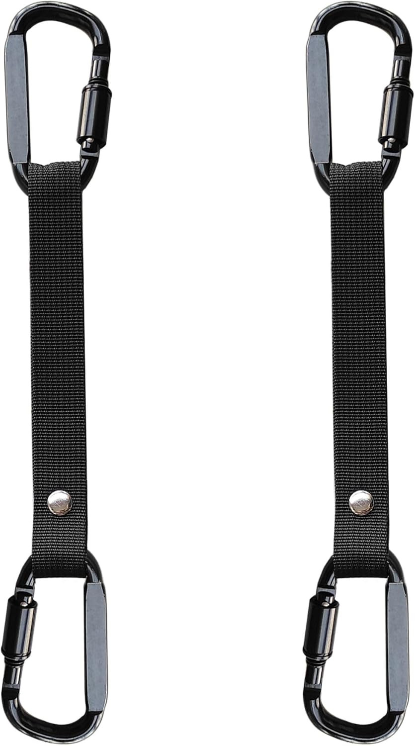 Multifunctional Carabiner Hooks for Baseball, Softball, and Camping (2 Pack)