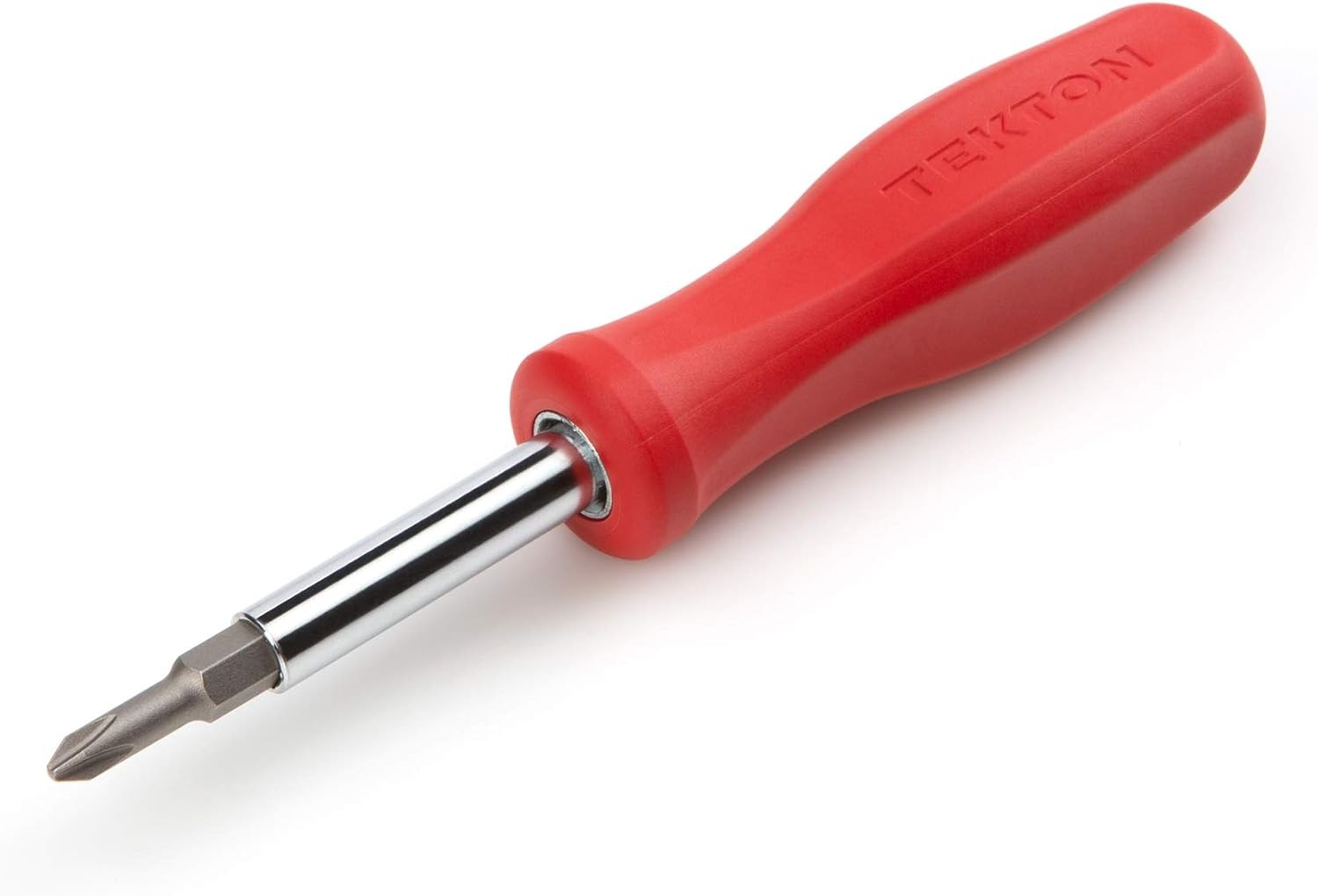 6-in-1 Phillips/Slotted Multi-Bit Driver (#1 x 3/16 in., #2 x 1/4 in., Red) |