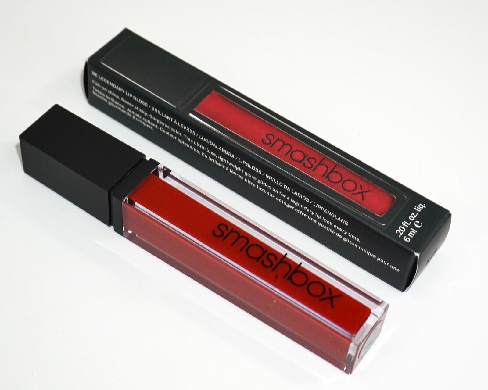 SMASHBOX BE LEGENDARY LIP GLOSS LIPGLOSS .20 OZ / 6 ML FULL SIZE RARE HTF NIB