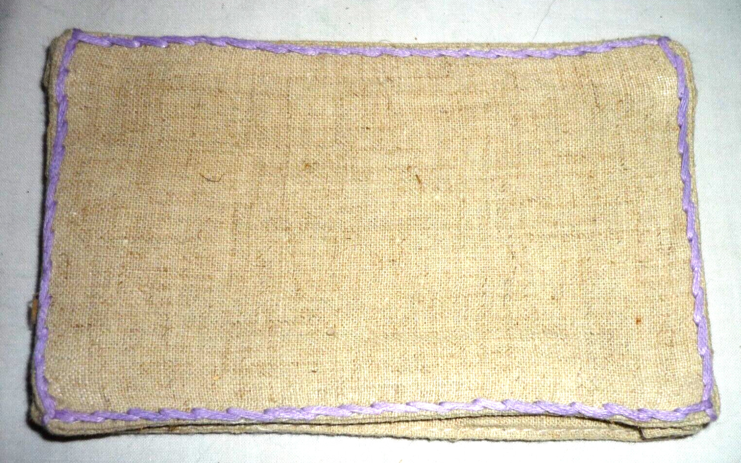 Fabric Tissue Purse Holder with embroidered Cicada