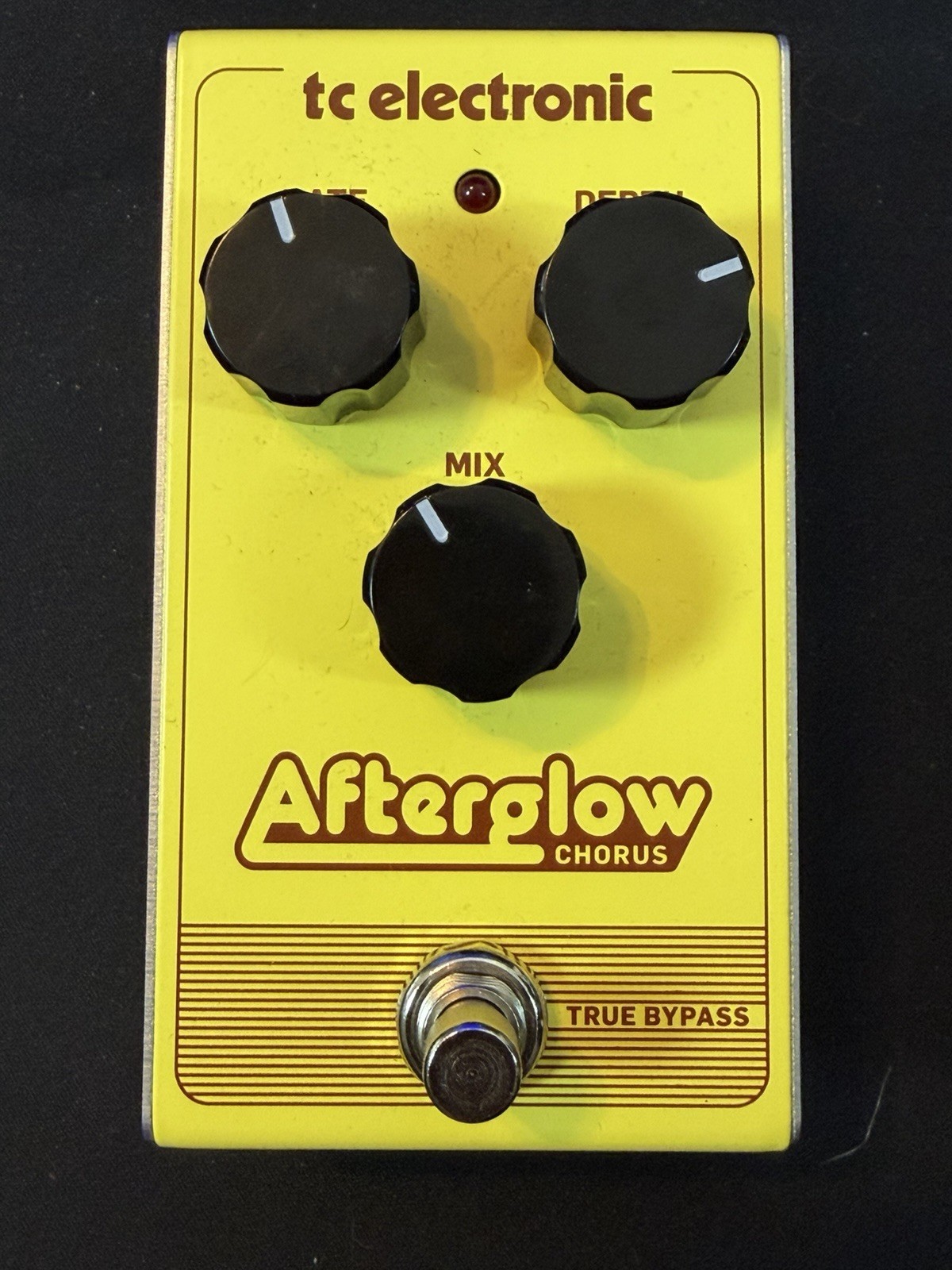 TC Electronic Afterglow Chorus Analog Pedal Yellow
