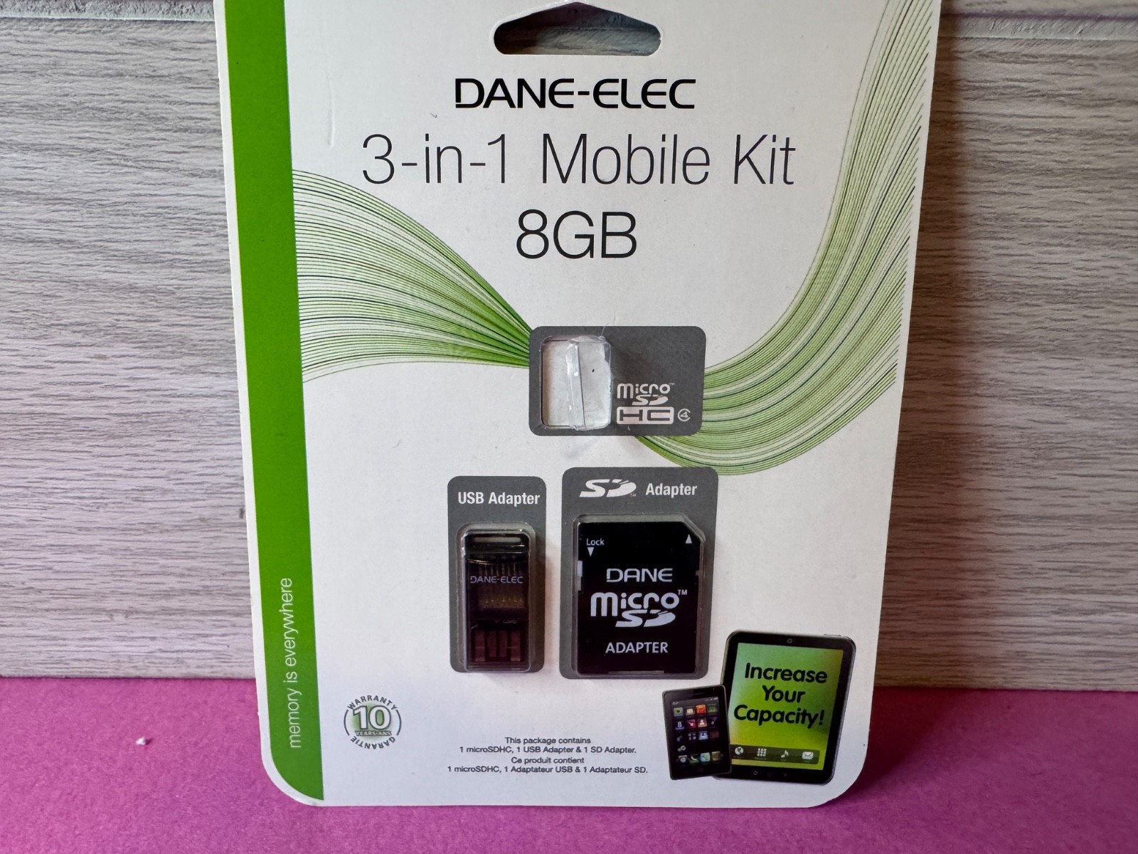 DANE USB ADAPTER/ MICRO SD ADAPTER. No Micro card. Adapters only