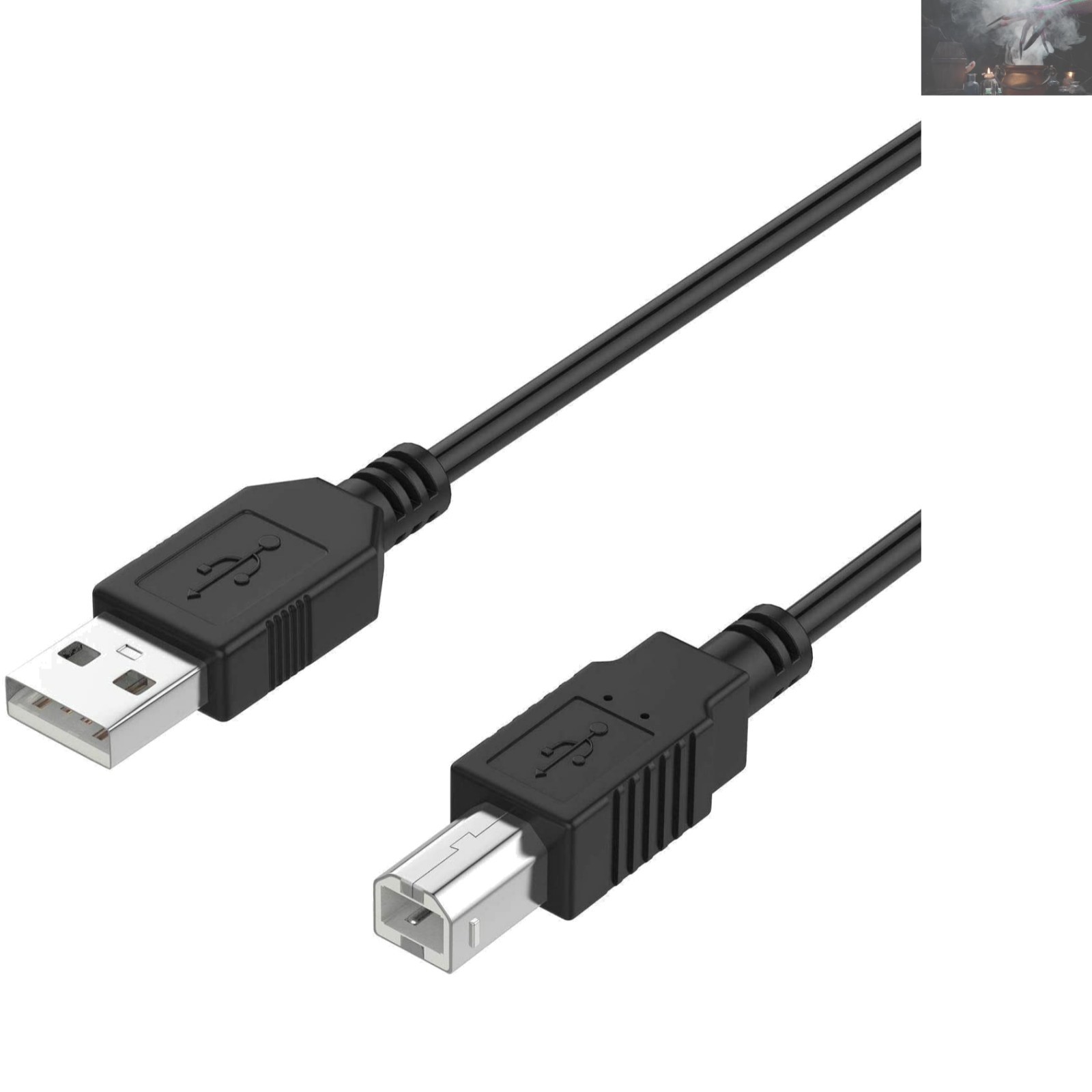 Reliable 5 Feet USB Type A to B Cable for Scanners - Fujitsu SCANSNAP Compatible