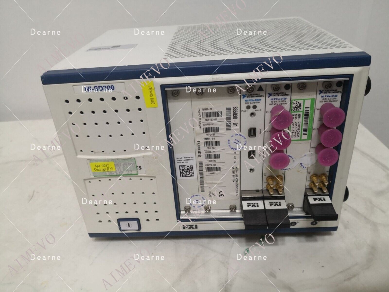 1PC National Instruments NI PXIe-1071+2*PXIE-5160+PXIE-8379 NI SD200 Chassis