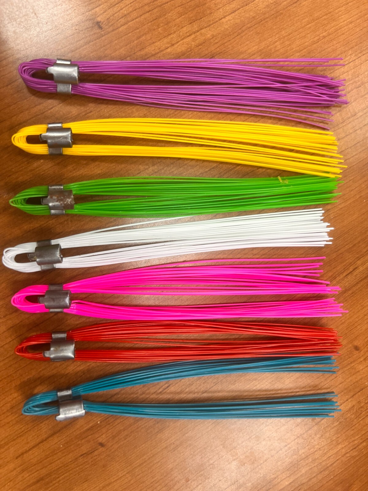 6" Survey Marking Whiskers Qty 50 Red White Yellow Purple Blue Pink Green Avail.