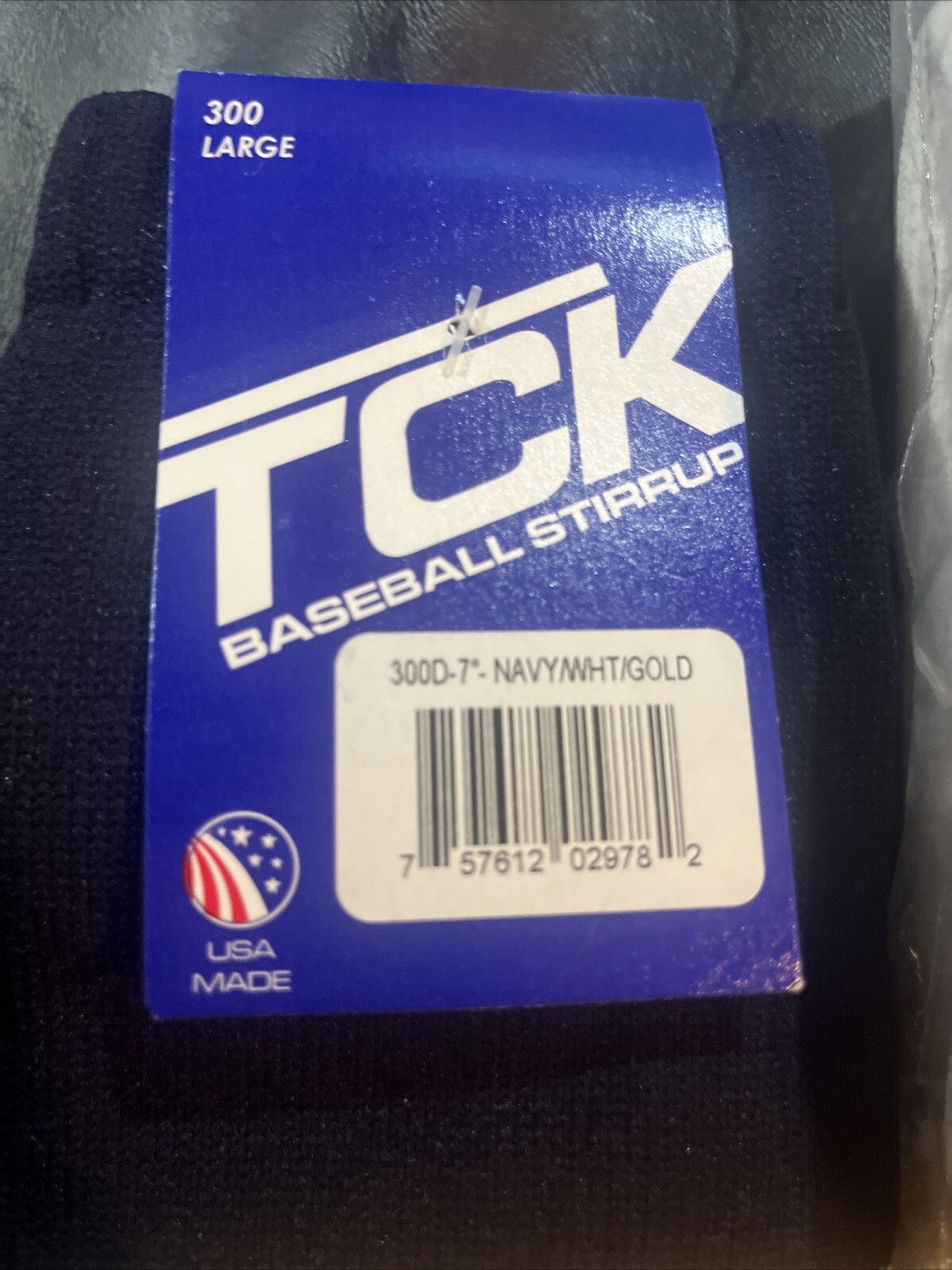 Navy/ Gold Stirrups With Sanitation Socks