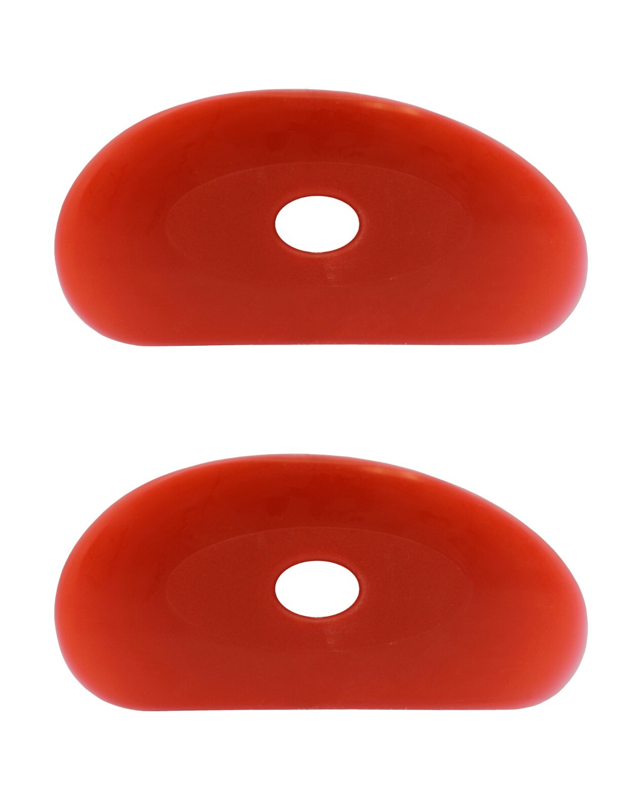 Soft Silicone Pottery Rib (Shape 2) - Ceramic Clay Sculpting Tool | 2 Pack