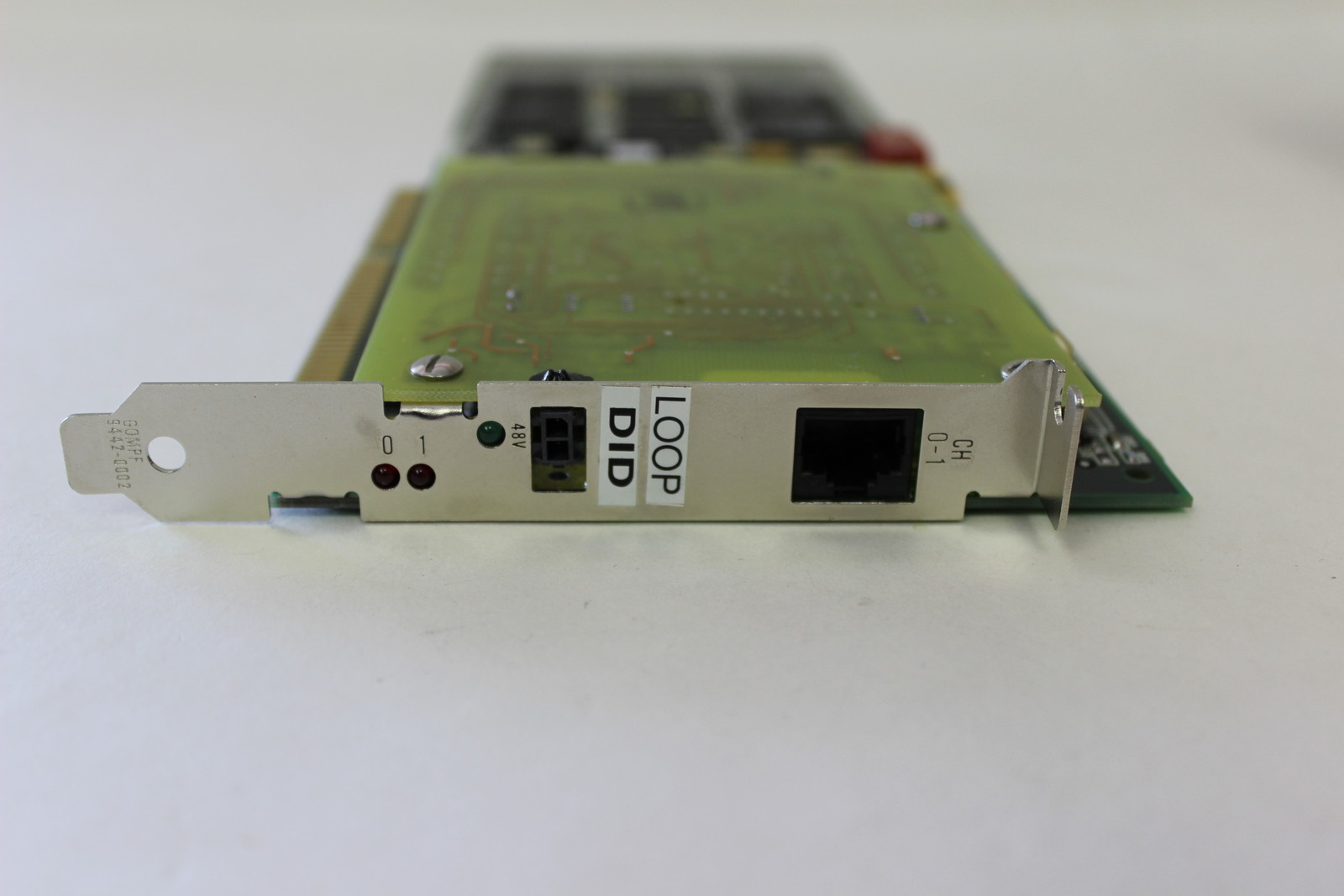 BROOKTROUT TR114+I2C ISA 2 CHANNEL DID ANALOG FAX BOARD 802-102-40G 802-916-31