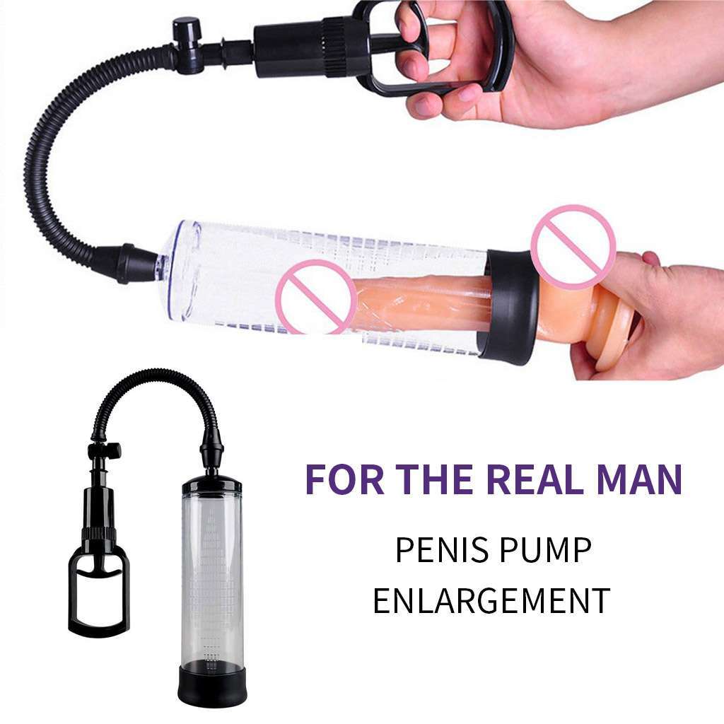 9Inch Mens bigger Penis Growth Power Vacuum Enhancement Enlarger Pump Extender