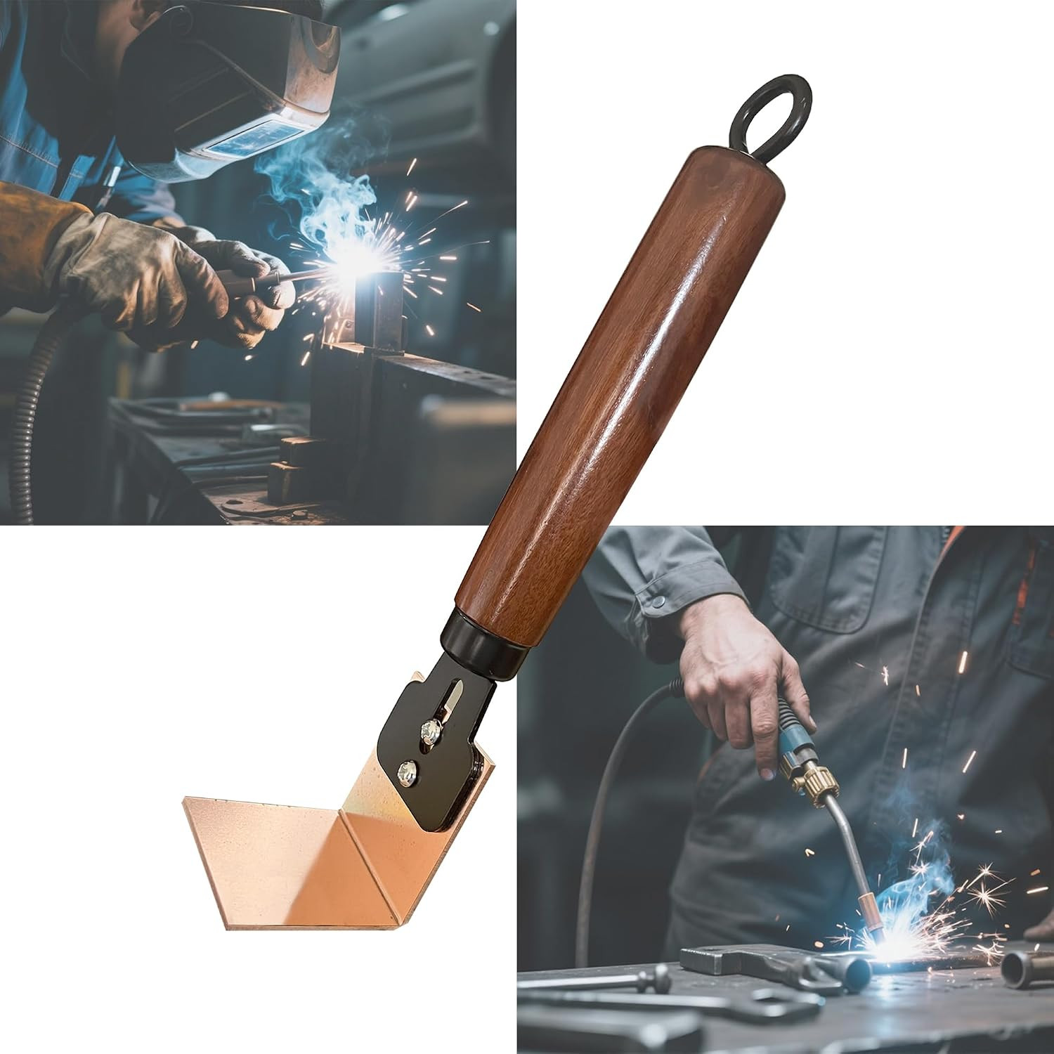 Copper Spoon Welder Backer Tools Welders Helper Welding Equipment Paddle Back...