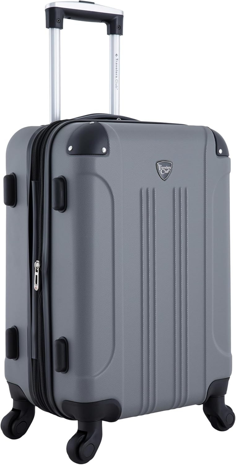 Chicago Charcoal Hardside Expandable Spinner Luggage