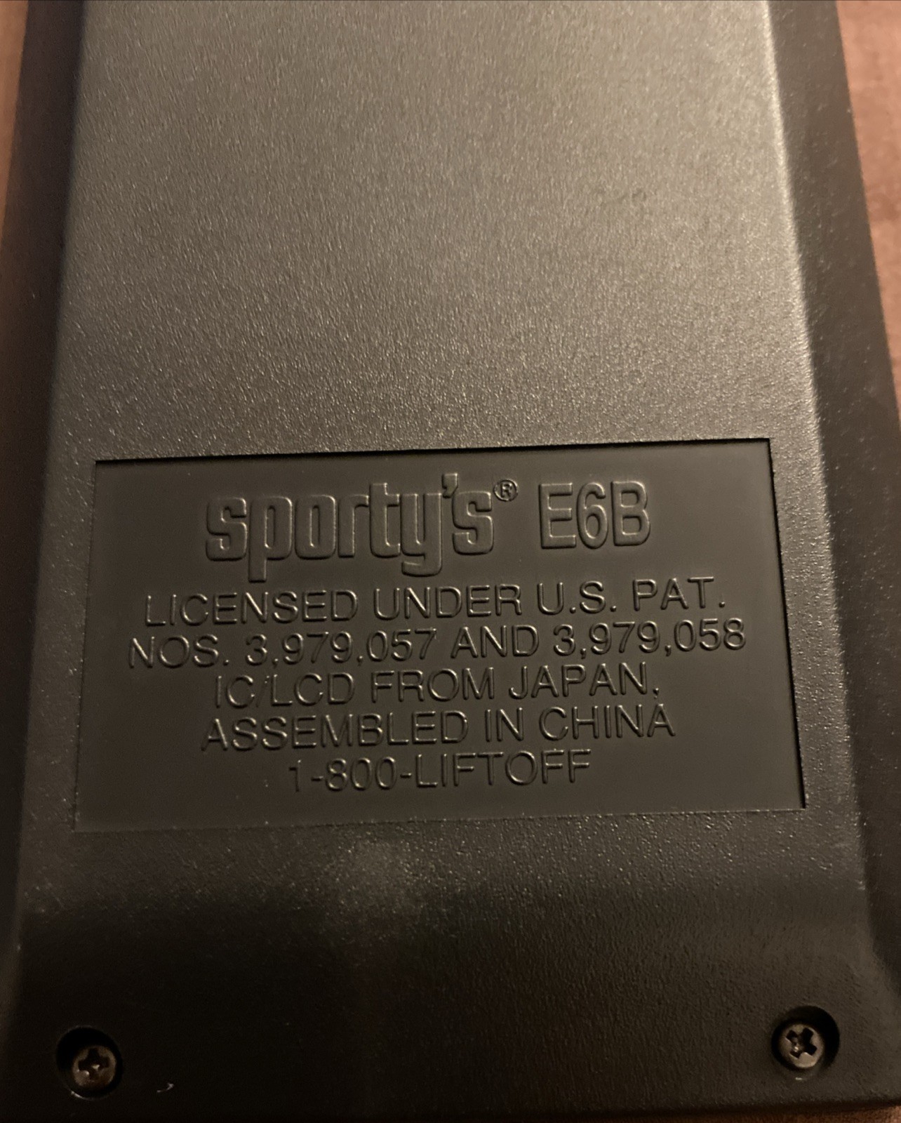 Sporty’s E6B Electronic Flight Computer PARTS ONLY No Power