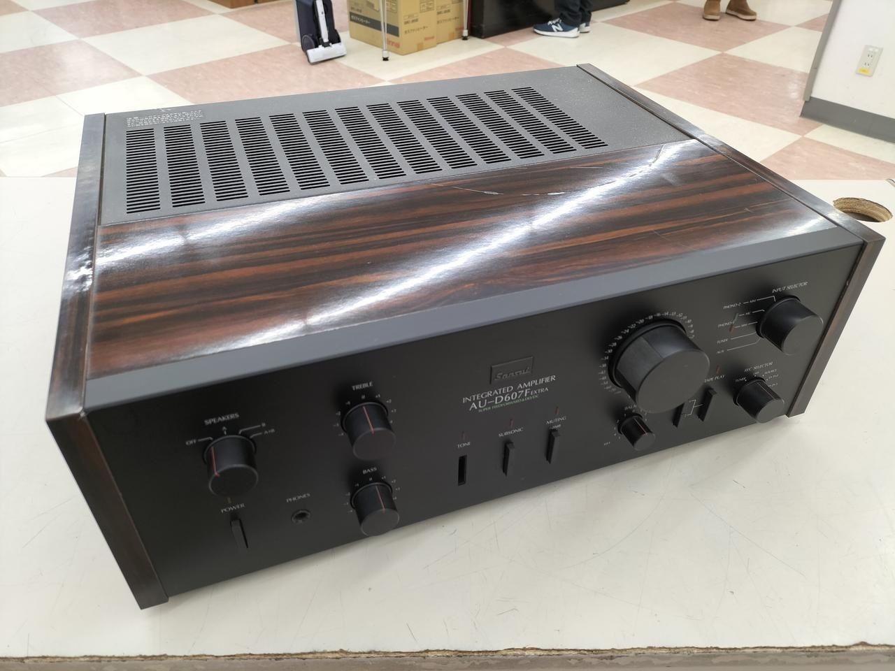 Sansui Primain Amplifier Au-d607f Extra Junk Used