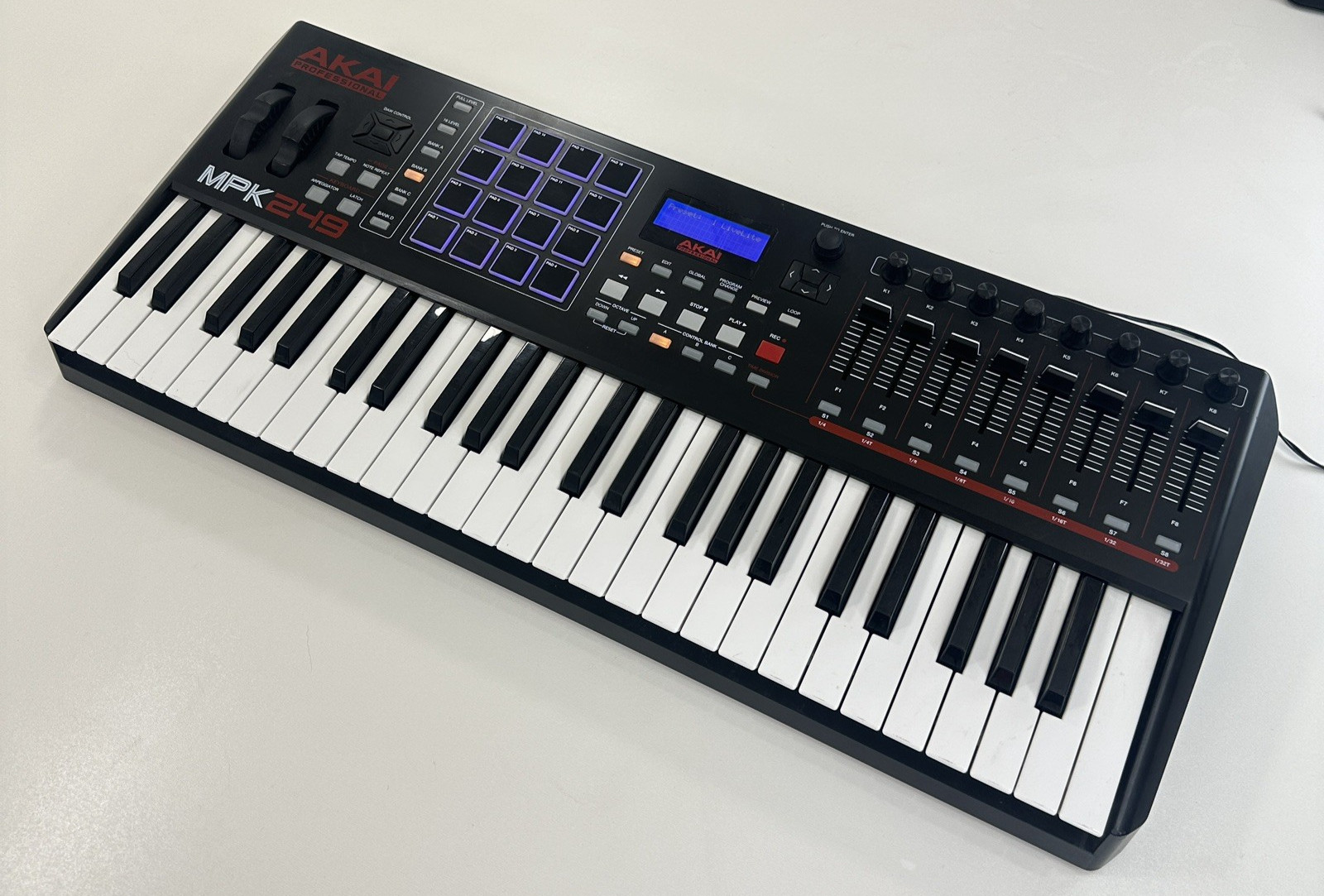 Akai Professional MPK249 49-Key USB MIDI Keyboard Controller w/Power Cord