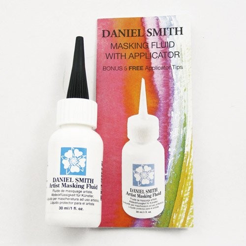 DANIEL SMITH 1oz Bottle with 5 Applicator Tips, 1 count (Pack of 1), White