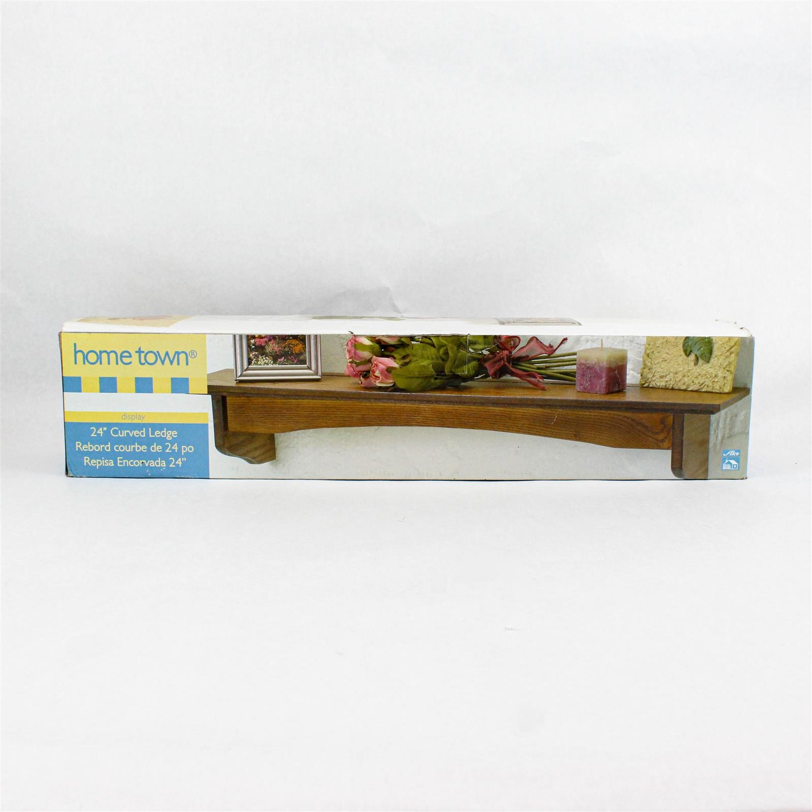 Alco Industries Home Town 24in Curved Ledge Shelf Open Box