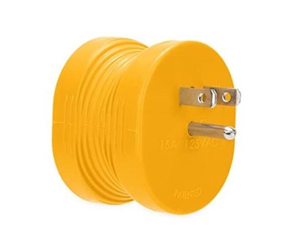 Heavy Duty RV Auto PowerGrip Adapter- Contoured Shape For Easy Grip 15M/30F