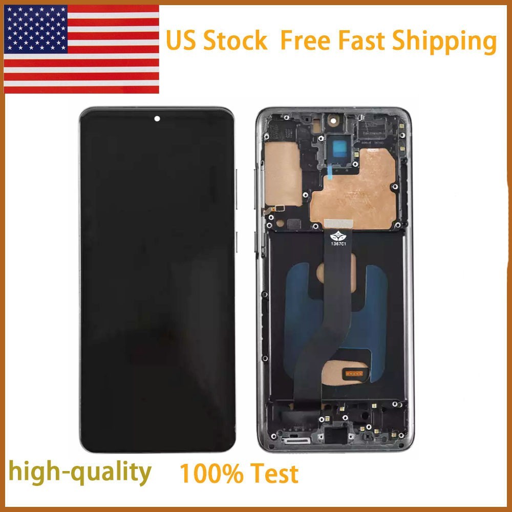 OLED Display Touch Screen Replacement Frame For Samsung Galaxy S20+ Plus 5G 4G